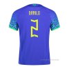 2ª Camiseta Brasil Jugador Danilo 2022