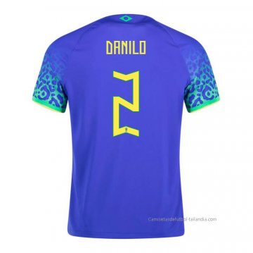 2ª Camiseta Brasil Jugador Danilo 2022