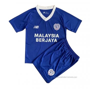 1ª Camiseta Cardiff City Nino 2022-2023 1ª Camiseta Cardiff City Nino 2022-2023