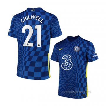 1ª Camiseta Chelsea Jugador Chilwell 2021-2022 1ª Camiseta Chelsea Jugador Chilwell 2021-2022
