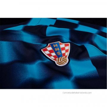 2ª Camiseta Croacia Manga Larga 2022