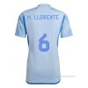 2ª Camiseta Espana Jugador M.Llorente 2022