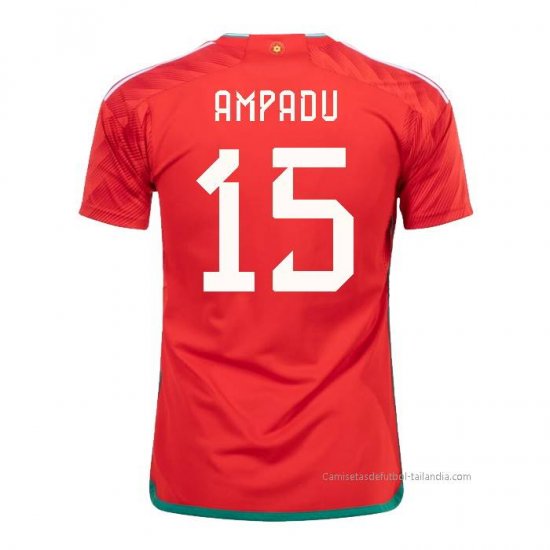 1ª Camiseta Gales Jugador Ampadu 2022 - Haga un click en la imagen para cerrar