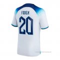 1ª Camiseta Inglaterra Jugador Foden 2022