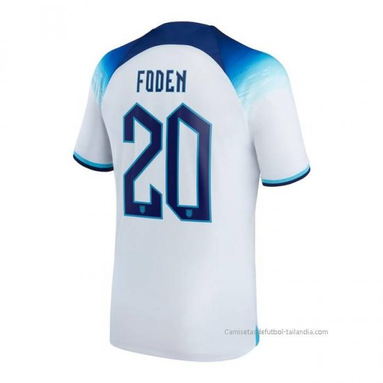 1ª Camiseta Inglaterra Jugador Foden 2022 - Haga un click en la imagen para cerrar