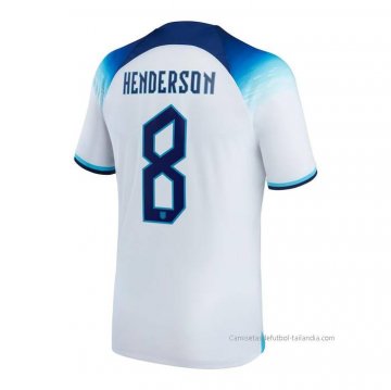1ª Camiseta Inglaterra Jugador Henderson 2022 1ª Camiseta Inglaterra Jugador Henderson 2022