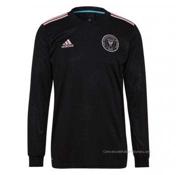 2ª Camiseta Inter Miami Manga Larga 2021 2ª Camiseta Inter Miami Manga Larga 2021