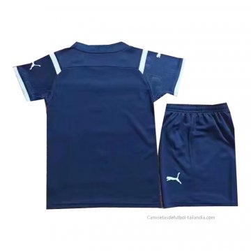 Camiseta Italia Portero Nino 2021 Azul