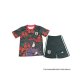 Camiseta Japon Anime Nino 2025-2026 Negro Rojo