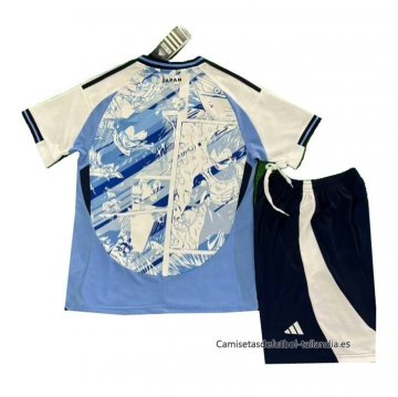Camiseta Japon Dragon Ball Nino 2024-2025 Azul