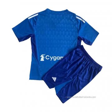 Camiseta Juventus Portero Nino 2023-2024 Azul