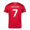 1ª Camiseta Liverpool Jugador Luis Diaz 2023-2024 1ª Camiseta Liverpool Jugador Luis Diaz 2023-2024