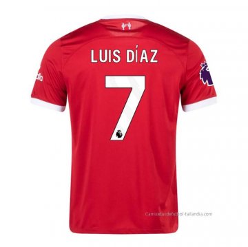 1ª Camiseta Liverpool Jugador Luis Diaz 2023-2024 1ª Camiseta Liverpool Jugador Luis Diaz 2023-2024