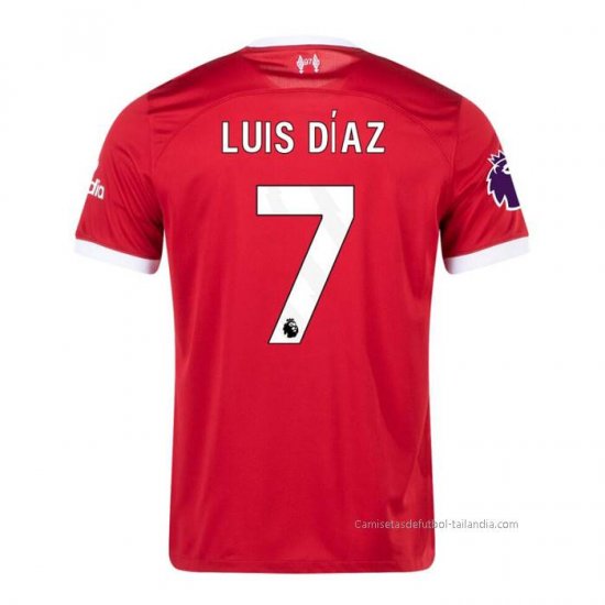 1ª Camiseta Liverpool Jugador Luis Diaz 2023-2024 - Haga un click en la imagen para cerrar
