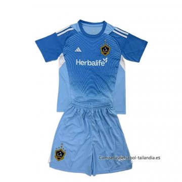 Camiseta Los Angeles Galaxy Portero Nino 2025 Azul Camiseta Los Angeles Galaxy Portero Nino 2025 Azul