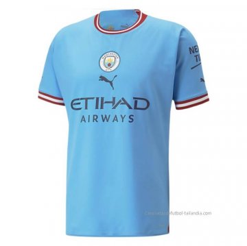 1ª Camiseta Manchester City Authentic 2022-2023 1ª Camiseta Manchester City Authentic 2022-2023