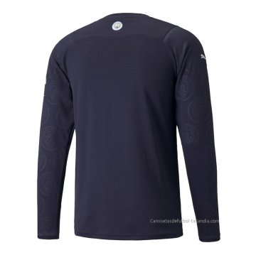 3ª Camiseta Manchester City Manga Larga 2021-2022
