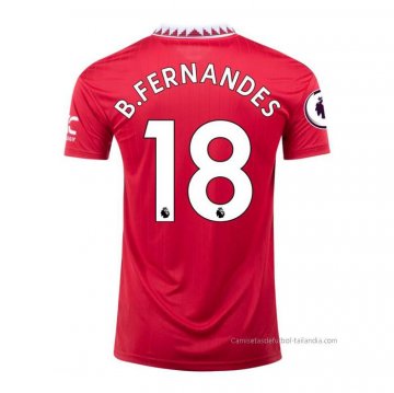 1ª Camiseta Manchester United Jugador B.Fernandes 2022-2023 1ª Camiseta Manchester United Jugador B.Fernandes 2022-2023