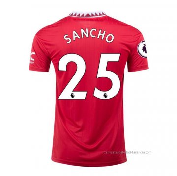 1ª Camiseta Manchester United Jugador Sancho 2022-2023 1ª Camiseta Manchester United Jugador Sancho 2022-2023