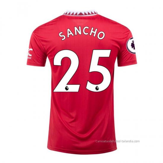 1ª Camiseta Manchester United Jugador Sancho 2022-2023 - Haga un click en la imagen para cerrar