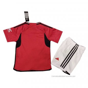 1ª Camiseta Manchester United Nino 2023-2024