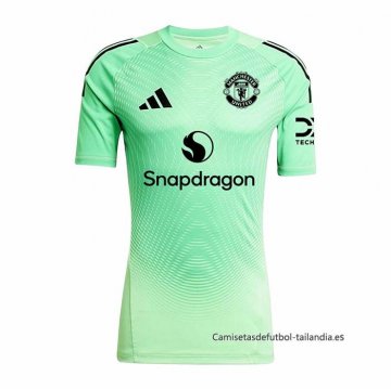 Camiseta Manchester United Portero 2025-2026 Verde Camiseta Manchester United Portero 2025-2026 Verde