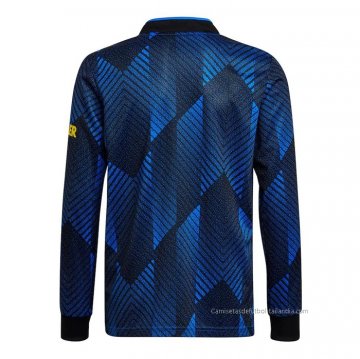 3ª Camiseta Manchester United Manga Larga 2021-2022