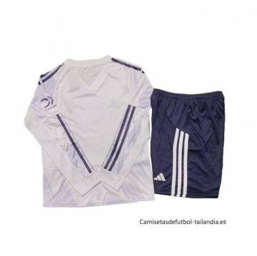 2ª Camiseta Manchester United Manga Larga Nino 2025-2026