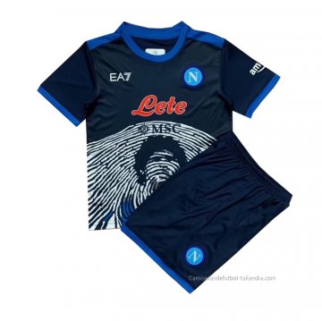 Camiseta Napoli Maradona Special Nino 2021-2022 Camiseta Napoli Maradona Special Nino 2021-2022