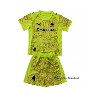 Camiseta Olympique Marsella Portero Nino 2025-2026 Amarillo