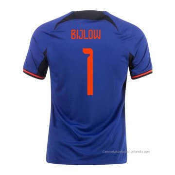 2ª Camiseta Paises Bajos Jugador Bijlow 2022 2ª Camiseta Paises Bajos Jugador Bijlow 2022