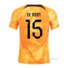 1ª Camiseta Paises Bajos Jugador De Roon 2022