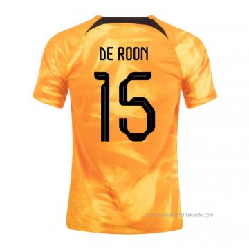 1ª Camiseta Paises Bajos Jugador De Roon 2022 1ª Camiseta Paises Bajos Jugador De Roon 2022