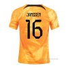 1ª Camiseta Paises Bajos Jugador Janssen 2022