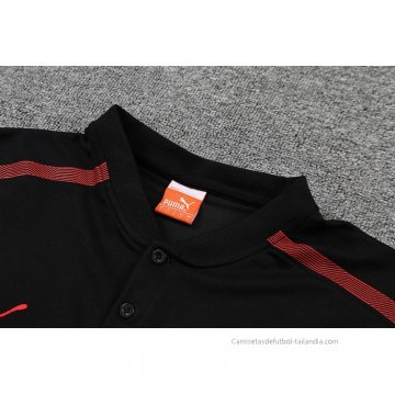 Camiseta Polo del AC Milan 2022-2023 Negro