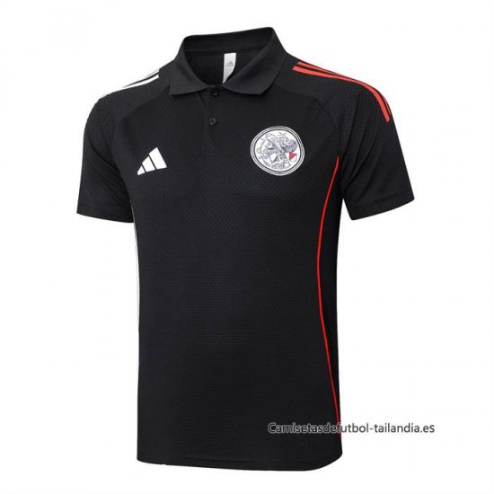 Camiseta Polo del Ajax 2025-2026 Negro - Haga un click en la imagen para cerrar