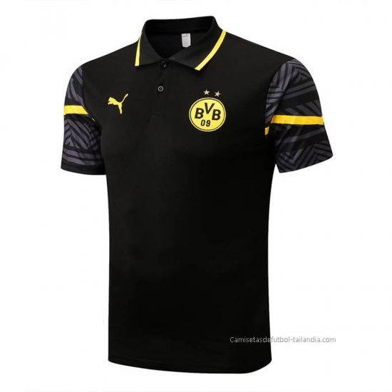 Camiseta Polo del Borussia Dortmund 2022-2023 Negro y Amarillo - Haga un click en la imagen para cerrar