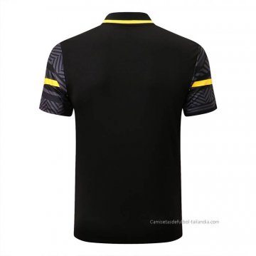 Camiseta Polo del Borussia Dortmund 2022-2023 Negro y Amarillo