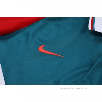 Camiseta Polo del Liverpool 2022-2023 Verde Blanco Rojo
