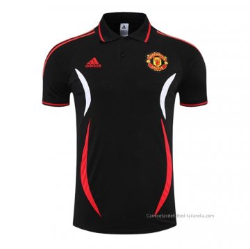Camiseta Polo del Manchester United 2022-2023 Negro Camiseta Polo del Manchester United 2022-2023 Negro