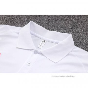 Camiseta Polo del Manchester United 2023-2024 Blanco