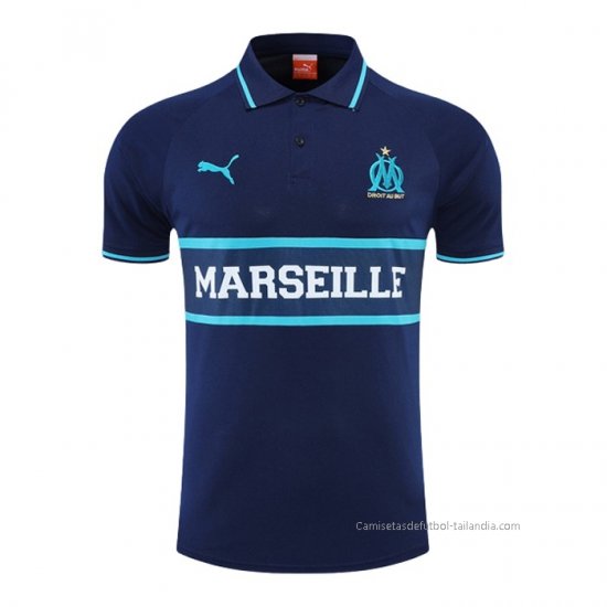 Camiseta Polo del Olympique Marsella 2022-2023 Azul Marino - Haga un click en la imagen para cerrar