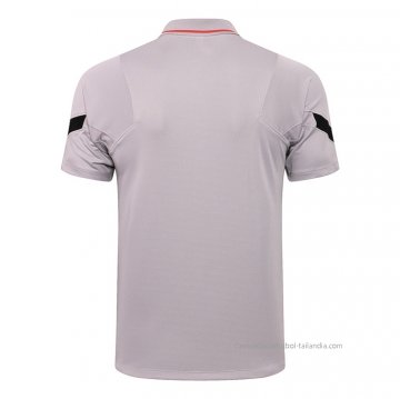 Camiseta Polo del Paris Saint-Germain 2021-2022 Gris
