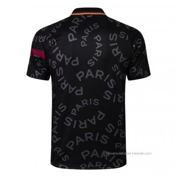 Camiseta Polo del Paris Saint-Germain 2021-2022 Negro
