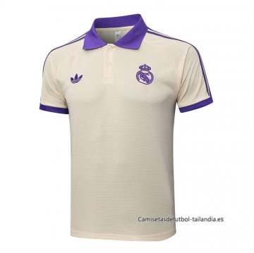 Camiseta Polo del Real Madrid 2025-2026 Amarillo Camiseta Polo del Real Madrid 2025-2026 Amarillo