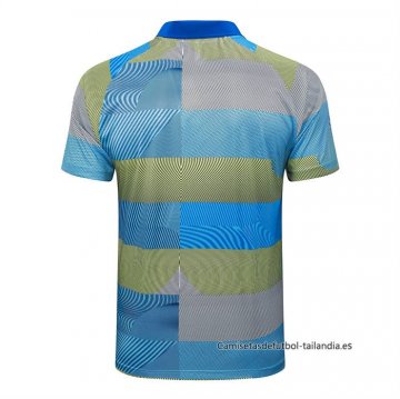 Camiseta Polo del Real Madrid 2025-2026 Azul Verde