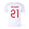 1ª Camiseta Polonia Jugador Zalewski 2022