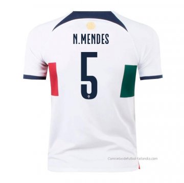 2ª Camiseta Portugal Jugador N.Mendes 2022 2ª Camiseta Portugal Jugador N.Mendes 2022