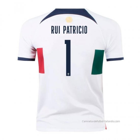2ª Camiseta Portugal Jugador Rui Patricio 2022 - Haga un click en la imagen para cerrar