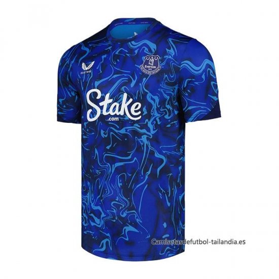Camiseta Pre Partido del Everton 2025-2026 Azul - Haga un click en la imagen para cerrar